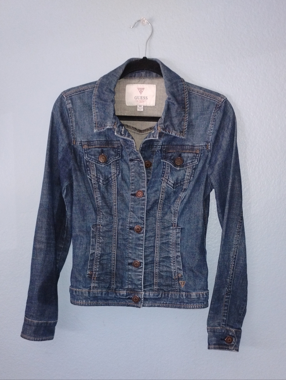 Guess Women's Medium Blue Denim Jacket